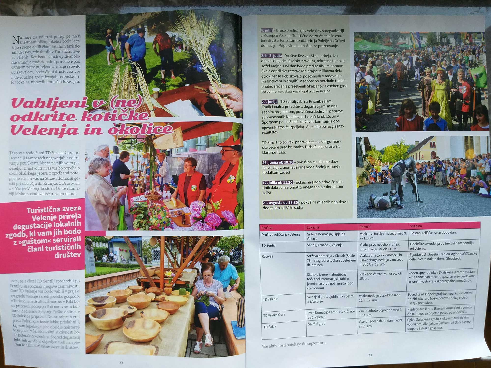 Poletna ponudba TD-jev v reviji Poletje v Šaleški dolini 2021